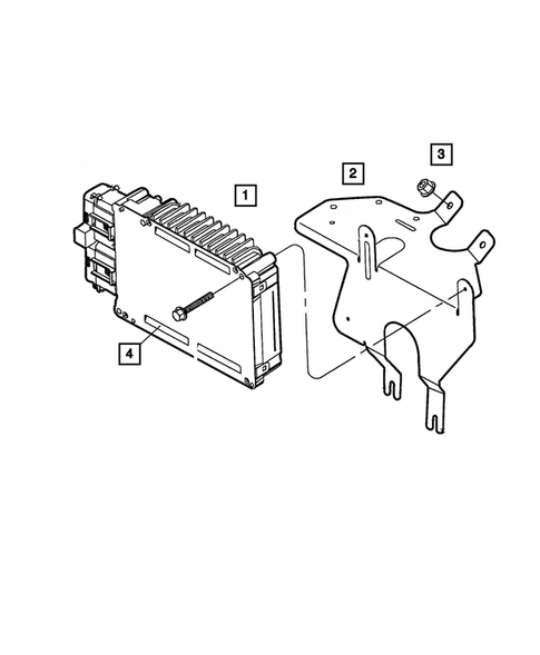 Single Board Engine Controllers for 2003 Dodge Intrepid #0