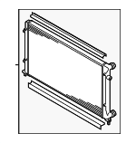 5K0121253F - : OEM NEW 2006-2018 VW Volkswagen Passat Eos CC Radiator 5K0-121-253-F for Volkswagen: CC, Eos, Passat, R32 Image