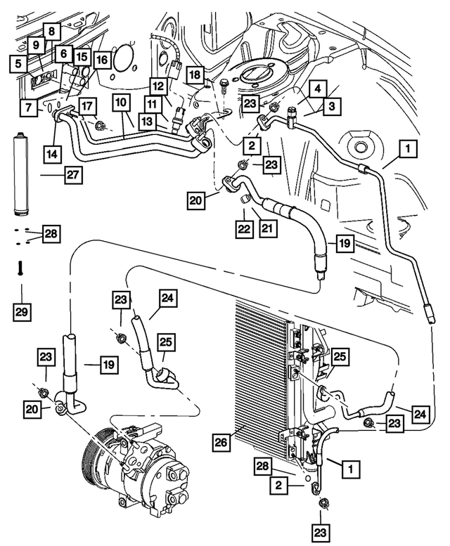 5179285AA - Air Conditioners and Heaters: A/c Charge Valve Cap for Mopar Image image