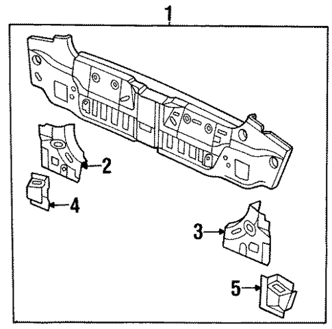 Rear Body for 1998 Isuzu Oasis #0
