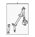 7300548021A0 - Electrical: Belt &amp; Retractor for Toyota Image image
