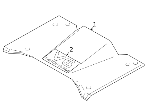 Engine Appearance Cover for 2004 Suzuki Vitara #0