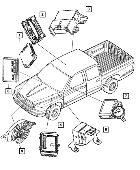 Modules for 2004 Dodge Dakota #0