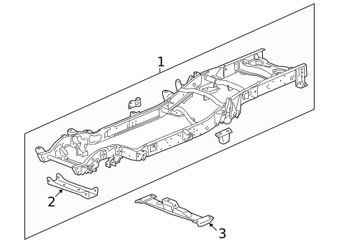 Frame & Components for 2008 Chevrolet Silverado 3500 HD #1