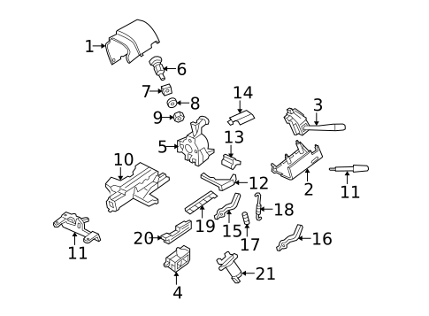 Switches, Solenoids & Actuators for 2012 Ford E-150 #0