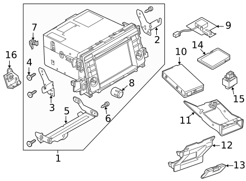 Navigation System Components for 2014 Mazda 6 #0