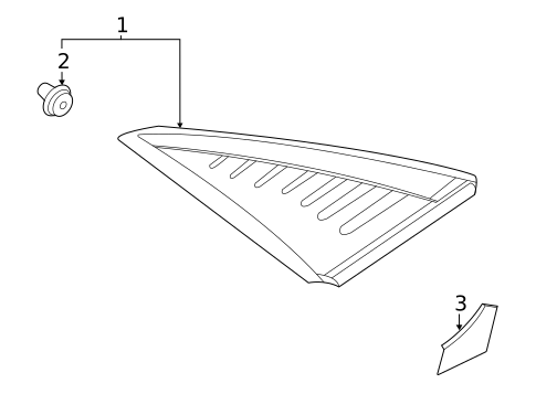 Exterior Trim - Quarter Panel for 2021 Hyundai Elantra #0