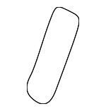 MD187645 - Engine: Lower Timing Cover Gasket for Mitsubishi: Eclipse, Endeavor, Galant, Montero Image