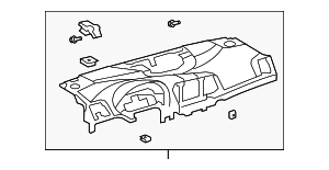 554010T024C0 - Body: Instrument Panel for Toyota: Venza Image