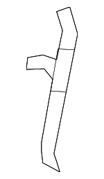 553070T010 - Body: Center Support for Toyota Image