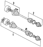 893407271BK - Suspension: Axle Assembly for Audi: 80, 80 Quattro, 90, 90 Quattro, Coupe Quattro Image