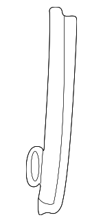 15263851 - Body: Rear Weather-strip for Buick: Terraza | Chevrolet: Uplander, Venture | Oldsmobile: Silhouette | Pontiac: Montana, Trans Sport | Saturn: Relay Image