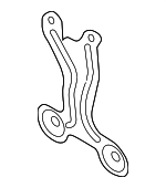 4891394AA - Emission System: Vapor Canister Front Bracket for Dodge: Neon Image