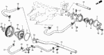 19222PC6000 - Engine: GASKET, WATER PUMP for Honda Image