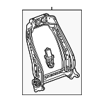 13551363 - Body: Seat Back Frame for GM Image