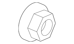 Genuine Porsche Axle Nut for 2003-2018 Porsche | OEM Part# WHT-006-779 ...