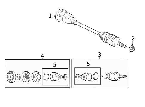 Drive Axles for 2017 Porsche Cayenne #0