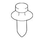 90467A0008 - Body: Upper Panel Clip for Toyota Image