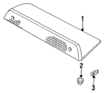 DAC4611 - : High Mount Lamp Nut for Jaguar: XJS Image