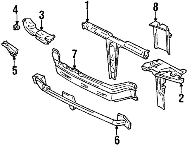 893805965A - Cooling System: Air Guide for Audi Image