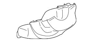 NK3Z3530AA - Steering: Steering Column Cover for Ford Image