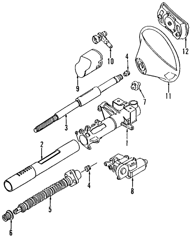 1264604916 - Steering: Jacket for Mercedes-Benz Image