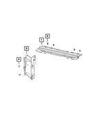 68292729AA - Cooling: Radiator Seal, Left for Mopar Image