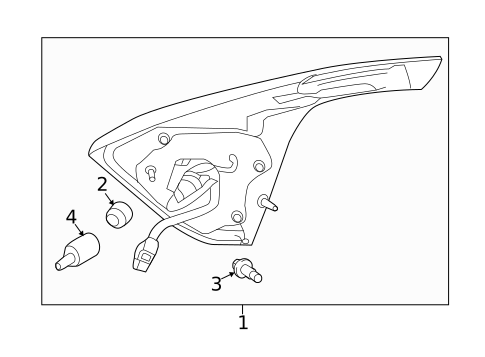 Bulbs - Chassis for 2016 Nissan Murano #2