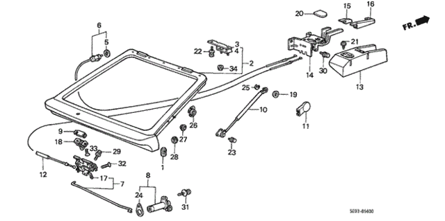 Tailgate (3D) 3DR for 1986 Honda Accord #0