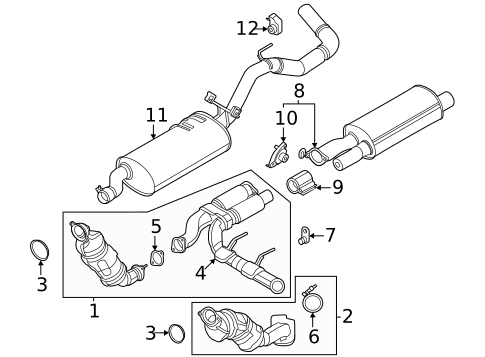 Mufflers for 2025 Ford Ranger #0