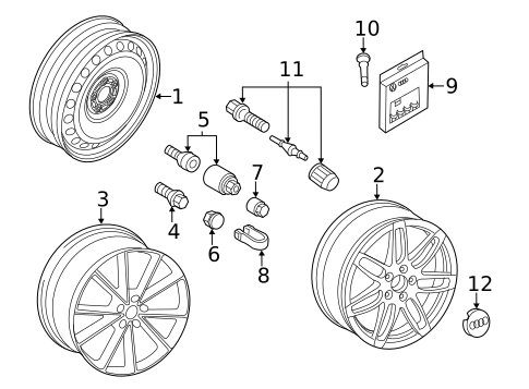 Wheels for 2017 Audi A5 Quattro #4