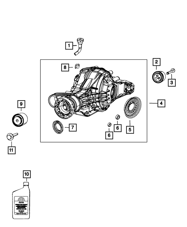 68084188AB - Differential and Drive Line: Axle Vent for Mopar Image