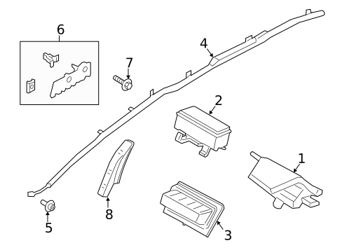 Air Bag Components for 2017 Lincoln MKC #0