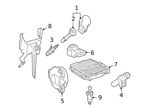 Secondary Ignition for 2010 Mercedes-Benz ML450 #0