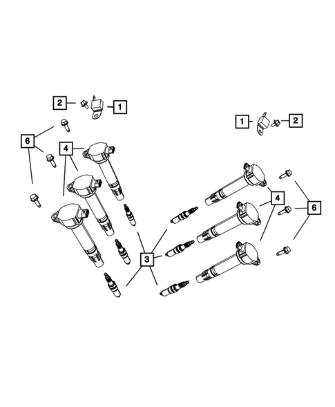 Ignition - Spark Plugs, Cables, Coils, and Glow Plugs for 2012 Dodge Charger #0