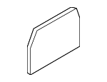 8W0807670 - Body: Impact Bar Gasket for Audi Image
