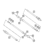 5083666AA - Front Suspension &amp; Drive: Axle Shaft, Right for Mopar Image