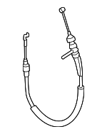 51217955153 - Body: Lock Cable for BMW: 430i Gran Coupe, 430i xDrive Gran Coupe, i4, M440i Gran Coupe, M440i xDrive Gran Coupe Image