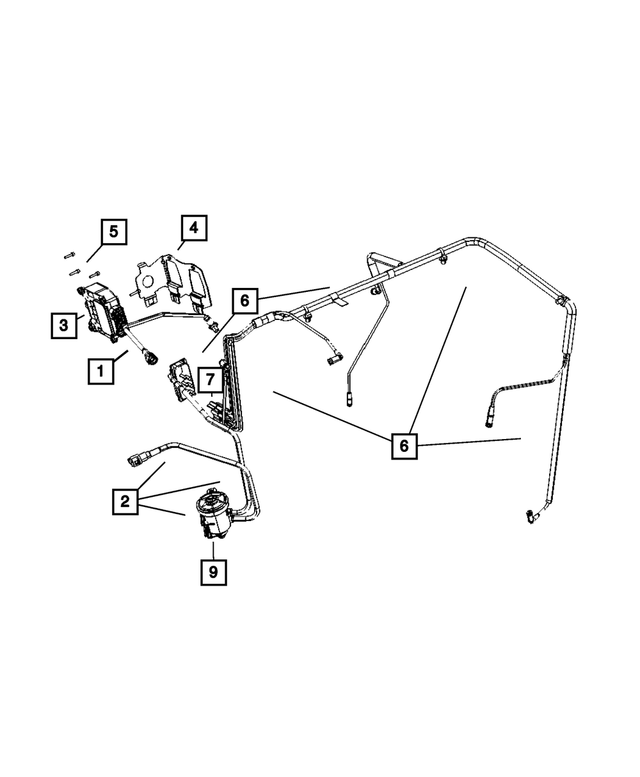 68042518AA - : Vacuum Harness for Mopar Image