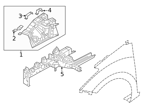 Structural Components & Rails for 2016 Hyundai Elantra GT #0