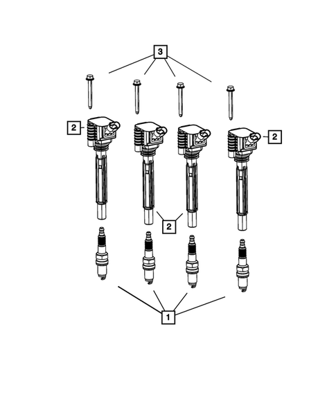 Ignition - Spark Plugs, Cables, Coils, and Glow Plugs for 2015 Dodge Dart #0