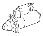 6B911023AX - Electrical: Starter for Audi: A4, A4 Quattro Image