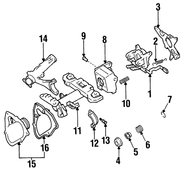 4587007020 - : Steering Column Tube for Toyota Image
