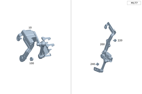 Rear Dynamic Headlamp Range Control Closed-Loop Control for 2025 Mercedes-Benz E53 AMG #0