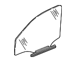 1637200418 - Body: Door Glass for Mercedes-Benz Image