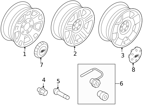 Wheels for 2004 Ford F-150 #1