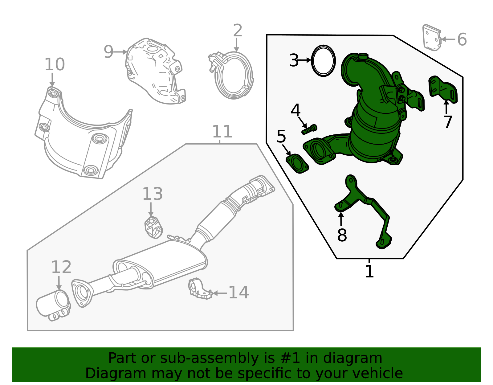 2024-2026 GM Catalytic Converter 25204363 GM | GMPartsDirect.com