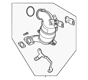 2024-2026 GM Catalytic Converter 25204363 GM | GMPartsDirect.com