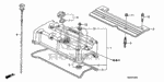 90013PNC010 - Engine: BOLT A, PLUG HOLE COIL COVER for Honda Image