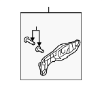 1Q0825955C - Body: Lock Arm for Volkswagen: Eos Image